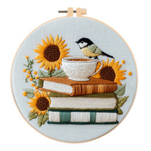 Sunflower & Bird Embroidery Kit