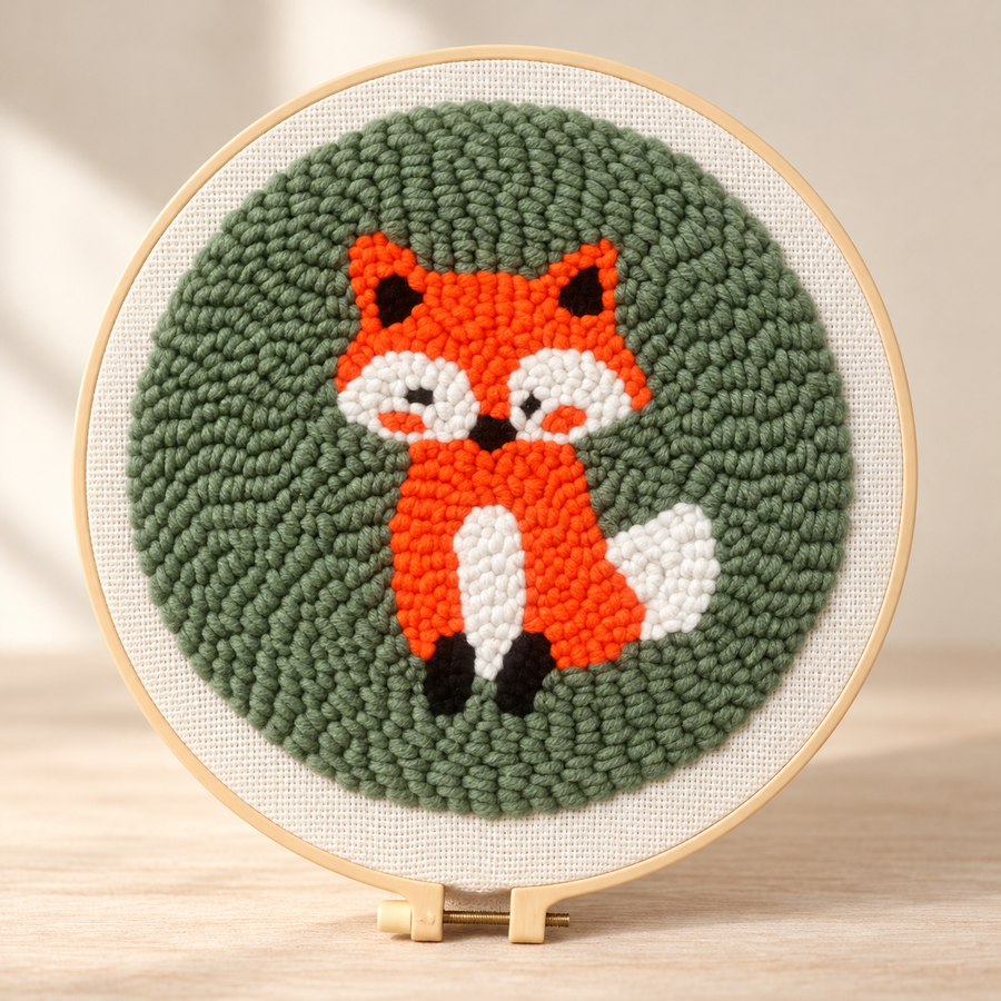 Cute Animal Embroidery Kit