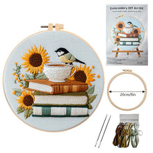 Sunflower & Bird Embroidery Kit